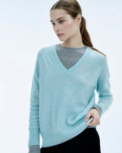 FROM FUTURE Maglioni Scollo a V Oversize Light Nero Flash Sale