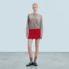 FROM FUTURE Minigonna in Cashmere spazzolato HotRed Fashion