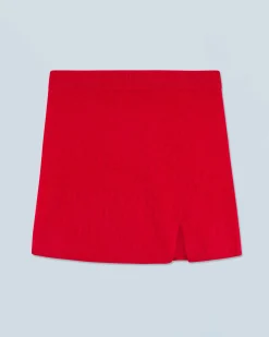 FROM FUTURE Minigonna in Cashmere spazzolato HotRed Fashion