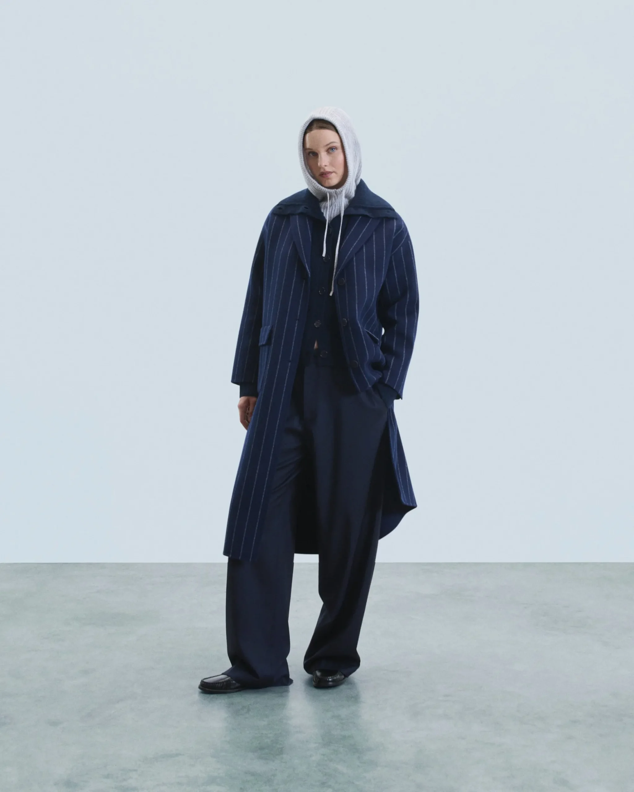 FROM FUTURE Outerwear Cappotto con Tasche NavyStripes Outlet