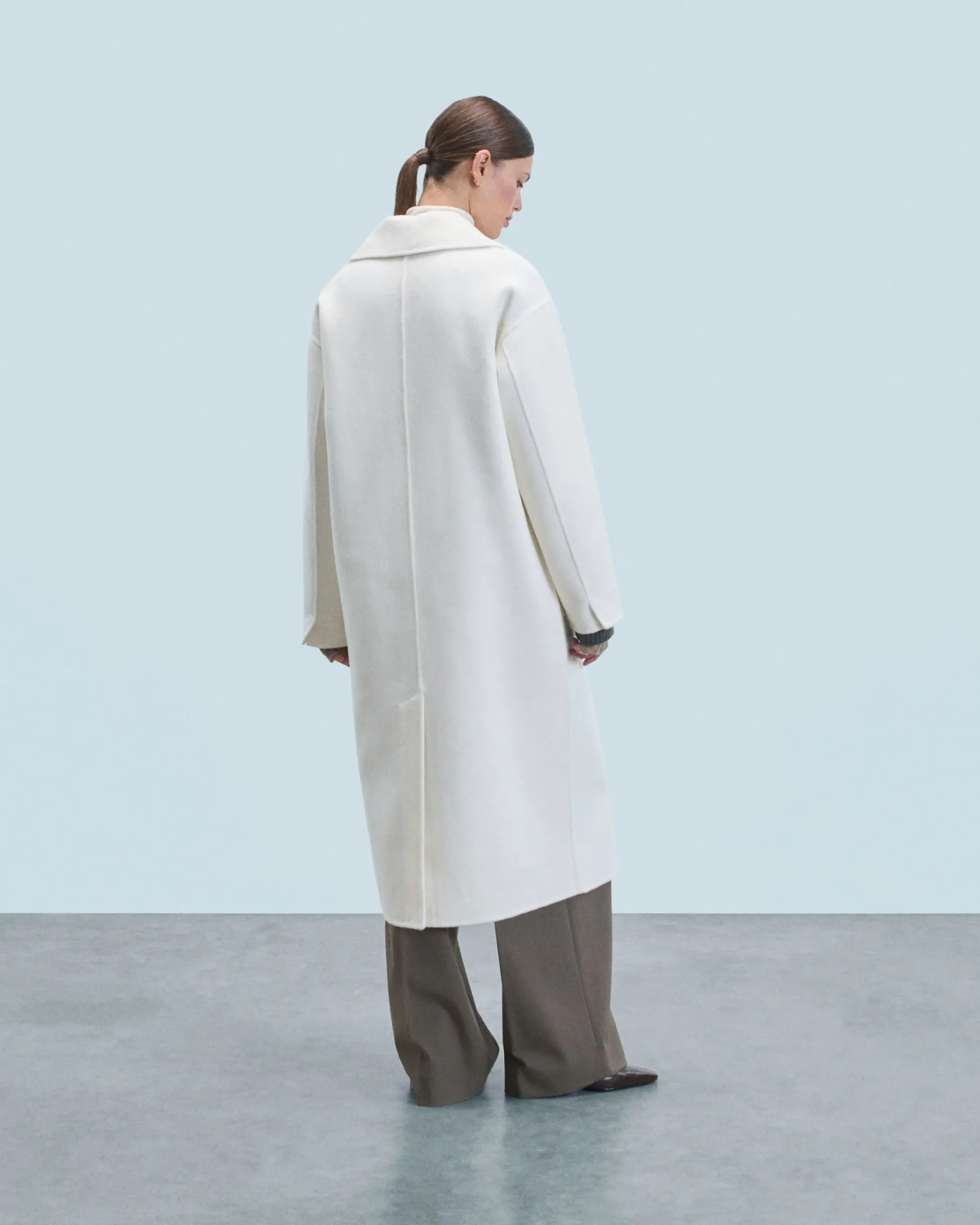 FROM FUTURE Outerwear Cappotto con Tasche Ecrù Best Sale