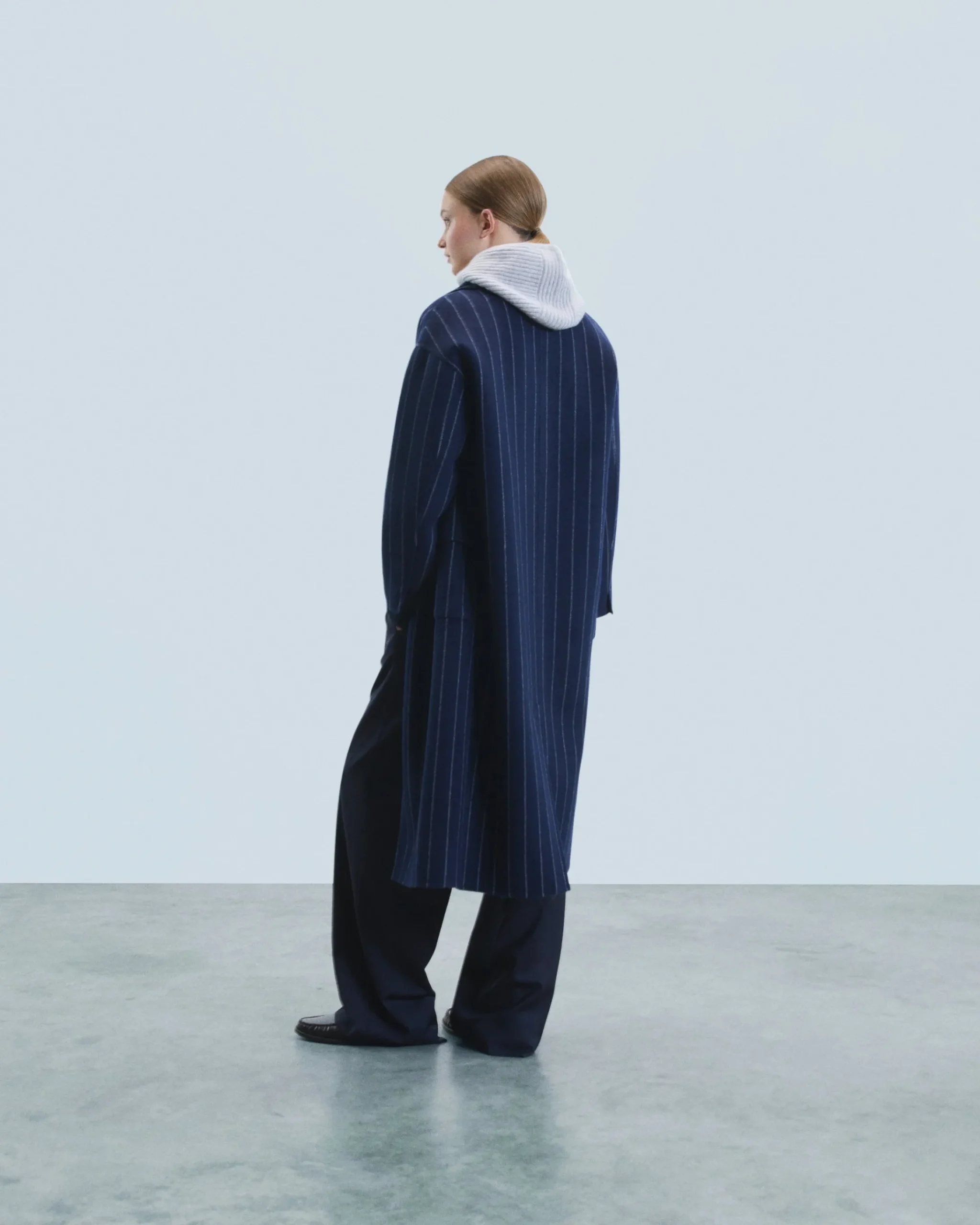 FROM FUTURE Outerwear Cappotto con Tasche NavyStripes Outlet