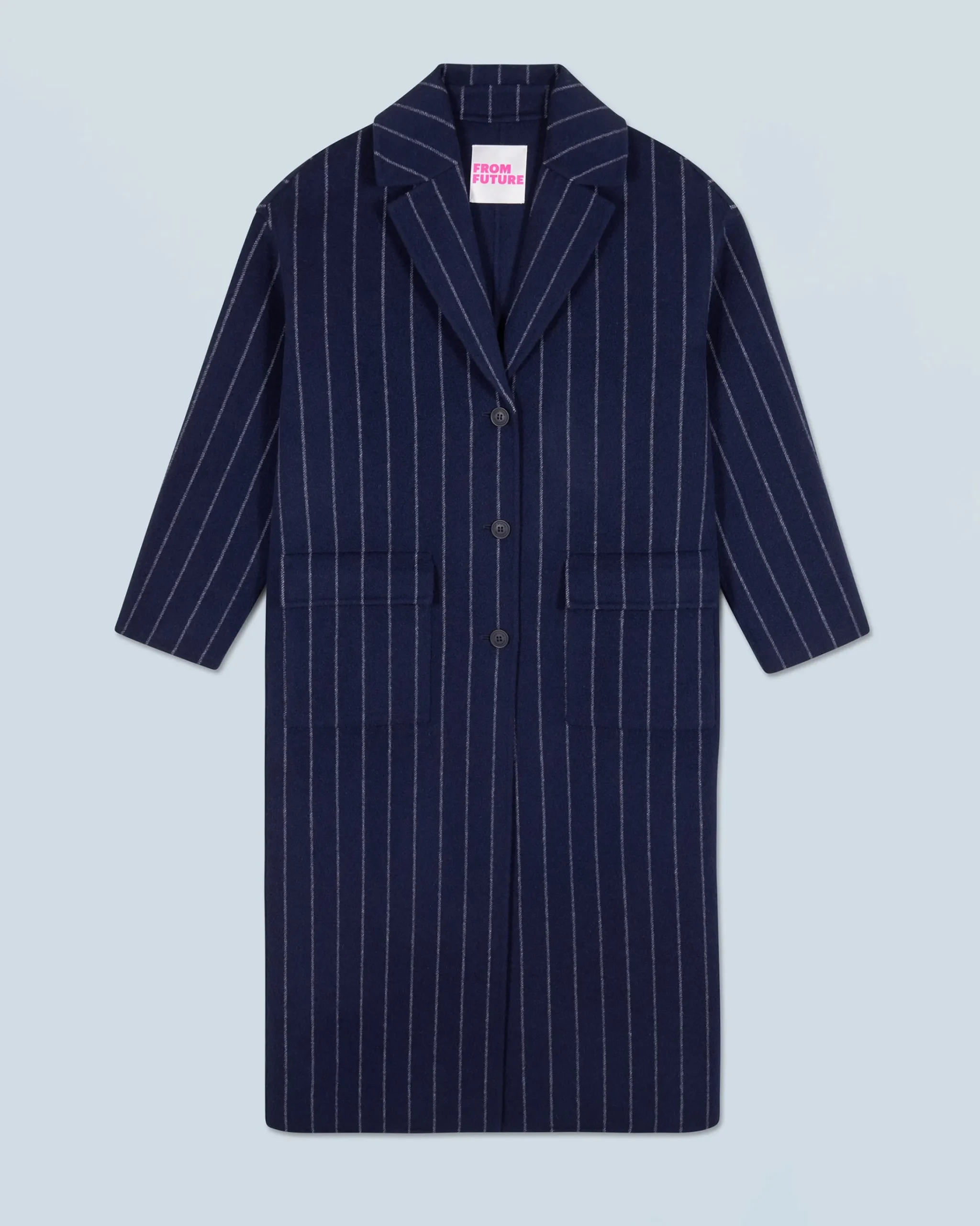 FROM FUTURE Outerwear Cappotto con Tasche NavyStripes Outlet