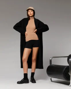 FROM FUTURE Outerwear Cappotto Lungo Double face Nero Outlet
