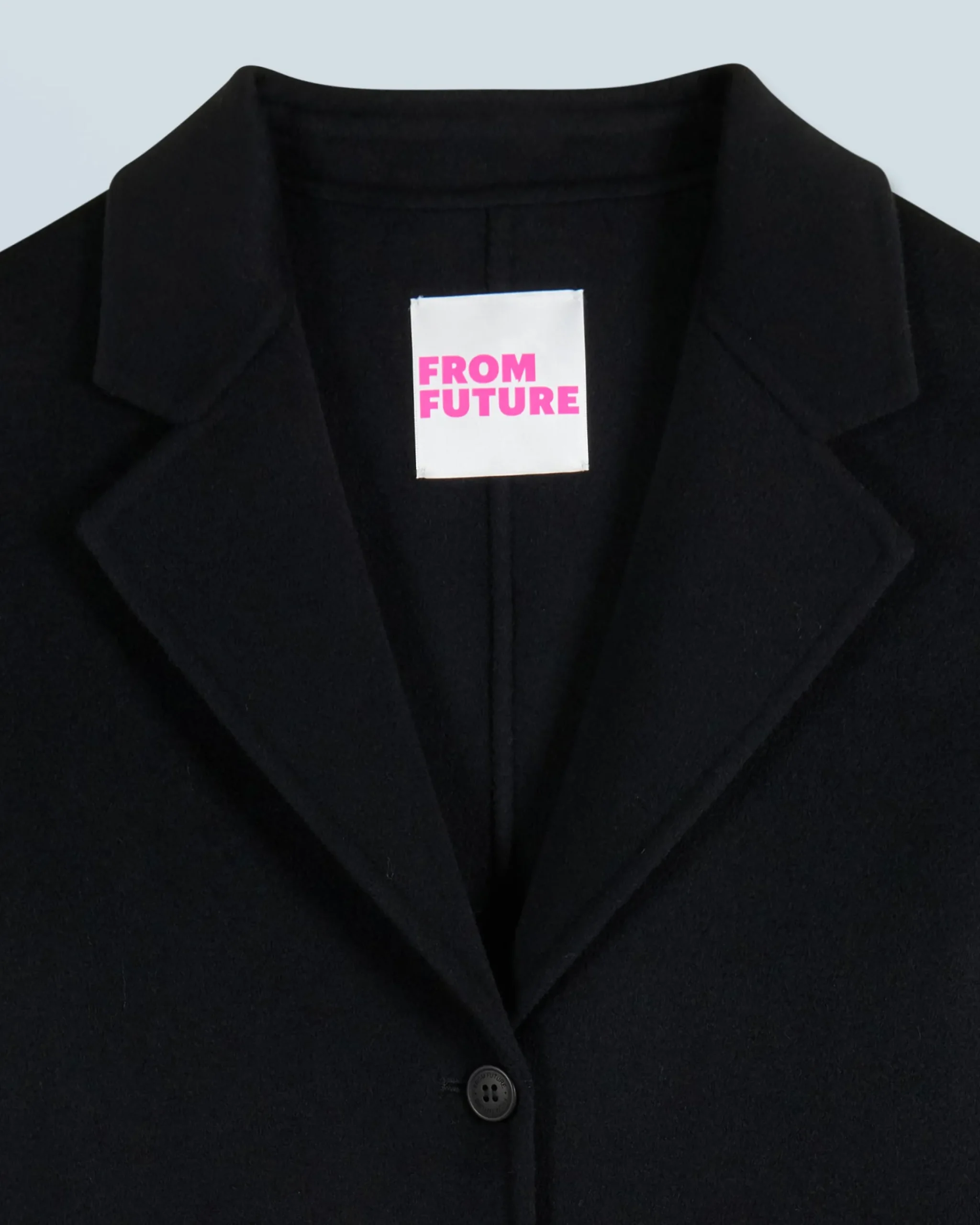 FROM FUTURE Outerwear Cappotto Lungo Double face Nero Outlet