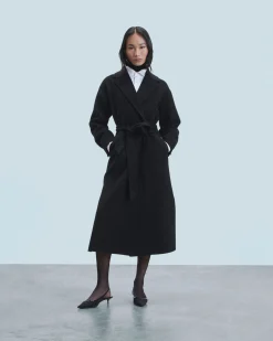 FROM FUTURE Outerwear Cappotto Vestaglia Nero Fashion