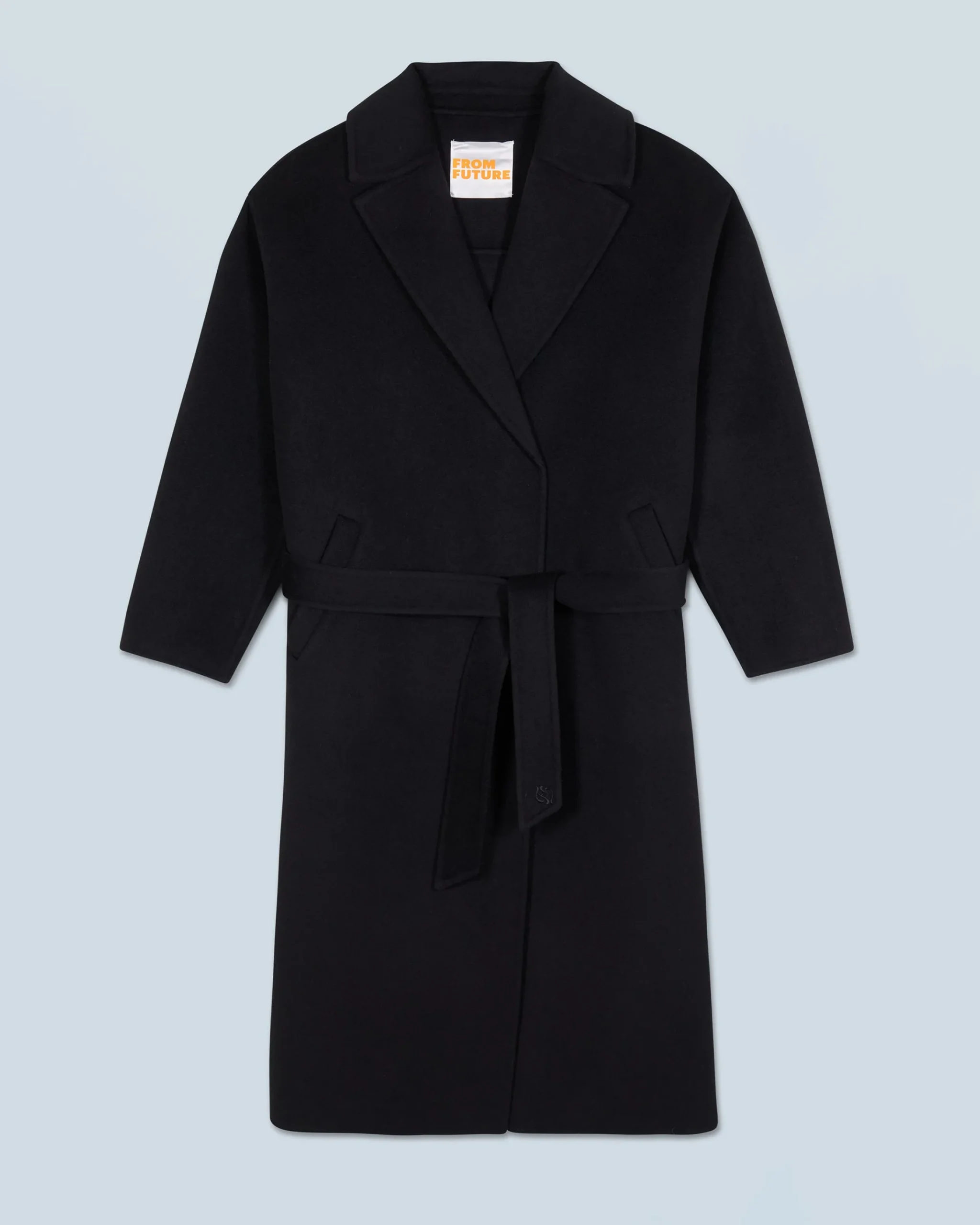 FROM FUTURE Outerwear Cappotto Vestaglia Nero Fashion