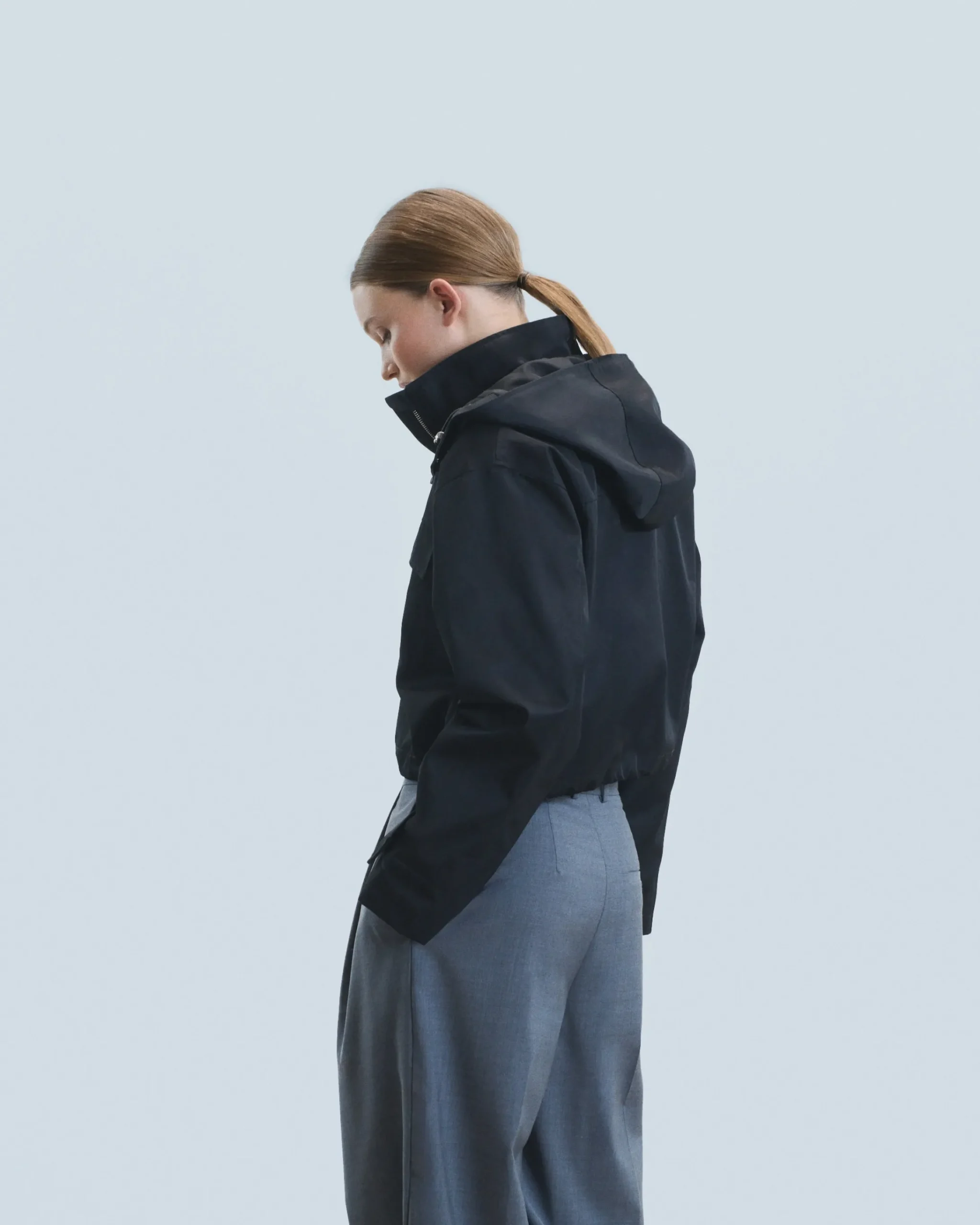 FROM FUTURE Outerwear Giacca Nero Cheap