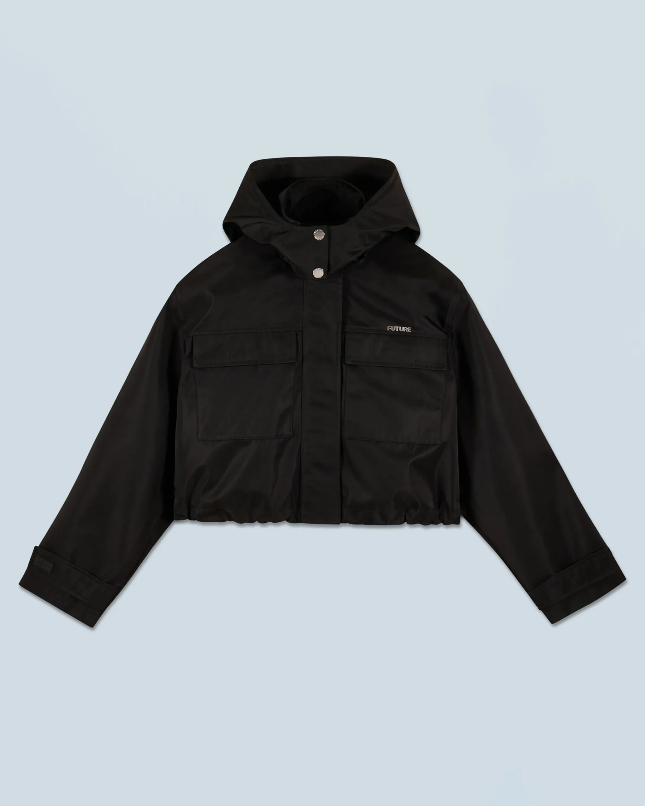 FROM FUTURE Outerwear Giacca Nero Cheap