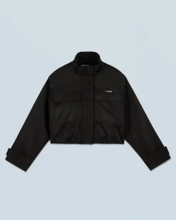 FROM FUTURE Outerwear Giacca Nero Cheap