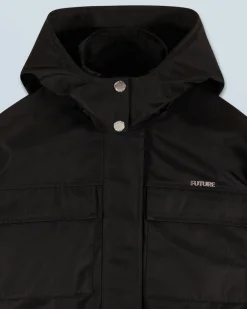 FROM FUTURE Outerwear Giacca Nero Cheap