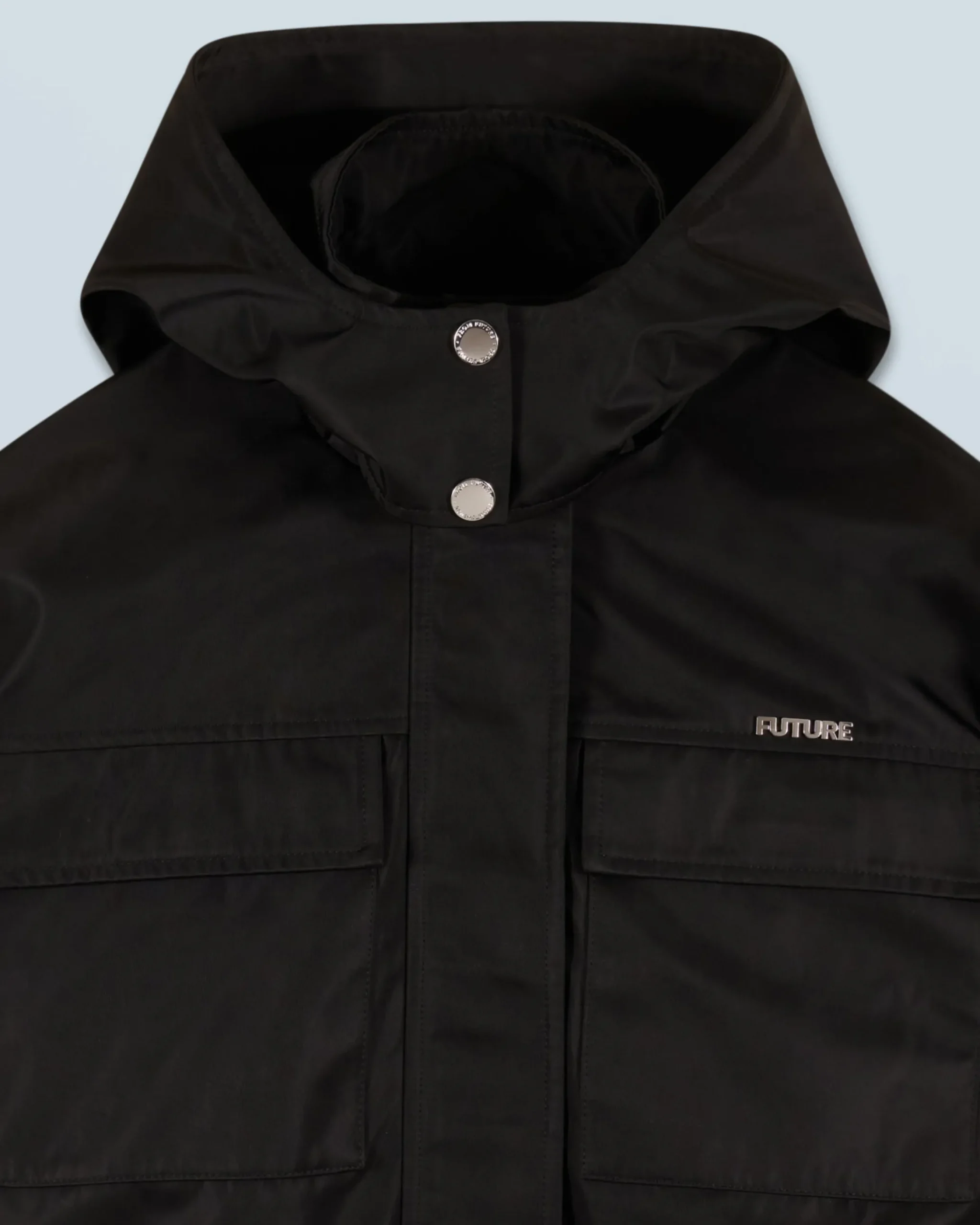 FROM FUTURE Outerwear Giacca Nero Cheap