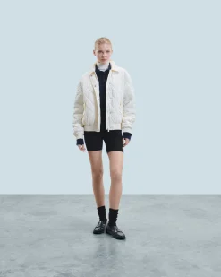 FROM FUTURE Outerwear Giacca Bomber Trapuntata Sabbiadeldeserto Cheap