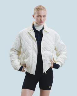 FROM FUTURE Outerwear Giacca Bomber Trapuntata Sabbiadeldeserto Cheap