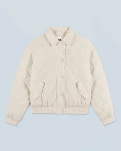 FROM FUTURE Outerwear Giacca Bomber Trapuntata Sabbiadeldeserto Cheap