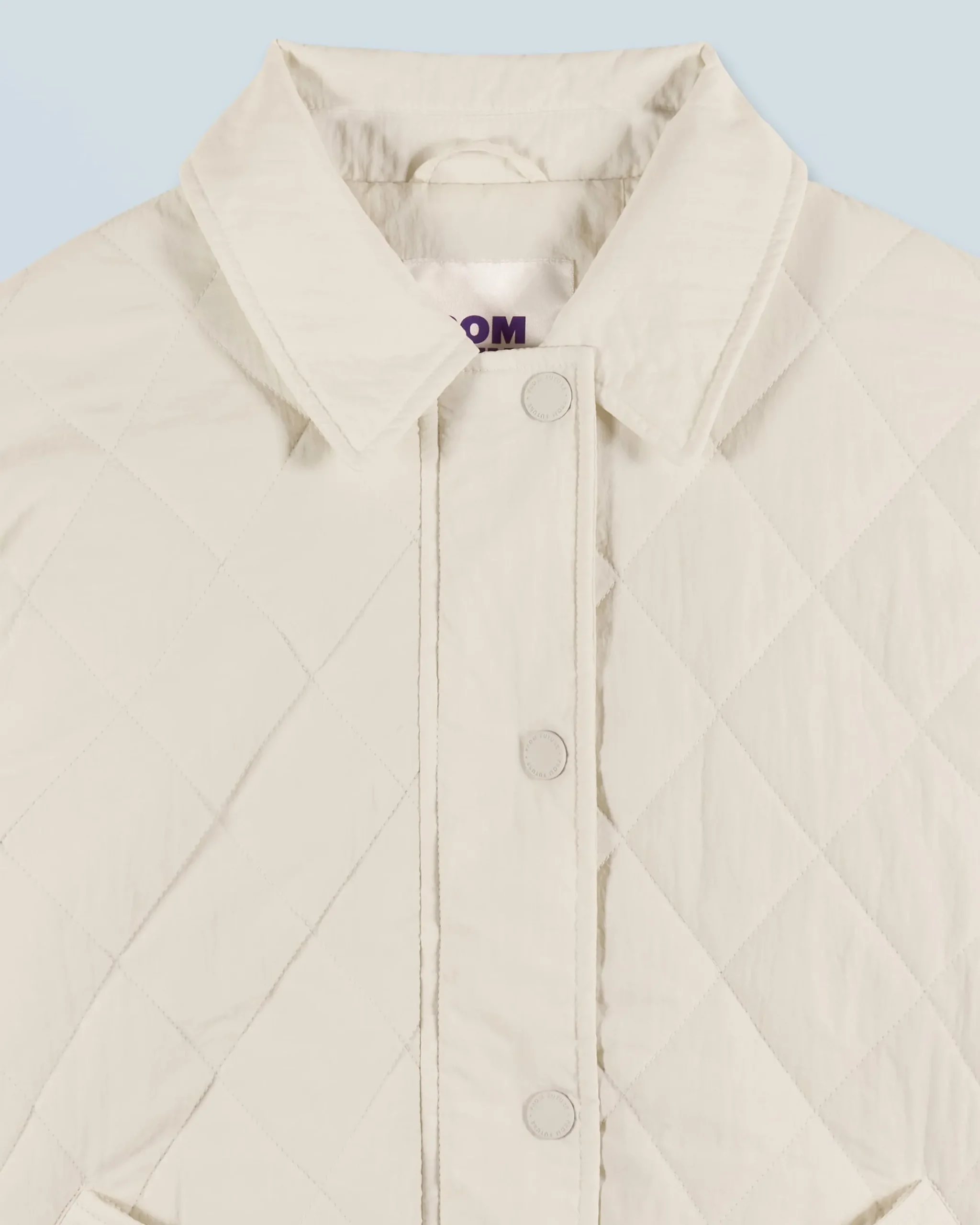 FROM FUTURE Outerwear Giacca Bomber Trapuntata Sabbiadeldeserto Cheap