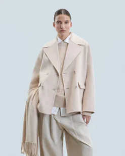 FROM FUTURE Outerwear Giacca Caban Sabbiadeldeserto Cheap