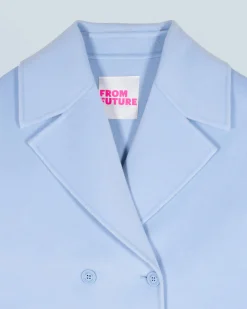 FROM FUTURE Outerwear Giacca Caban BabyBlue Online