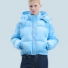 FROM FUTURE Outerwear Piumino Crackle BabyBlue Online