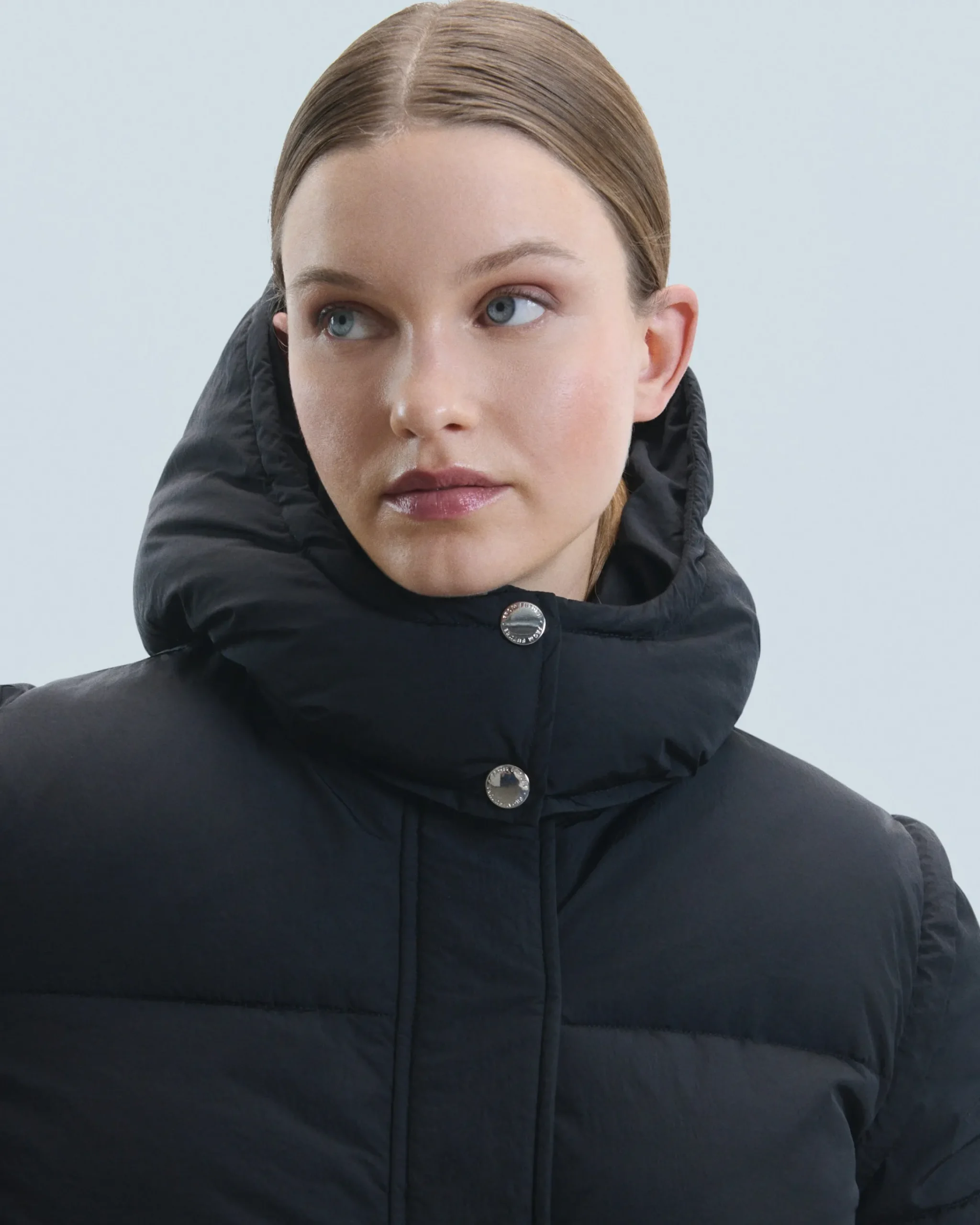 FROM FUTURE Outerwear Piumino Crackle Nero Discount