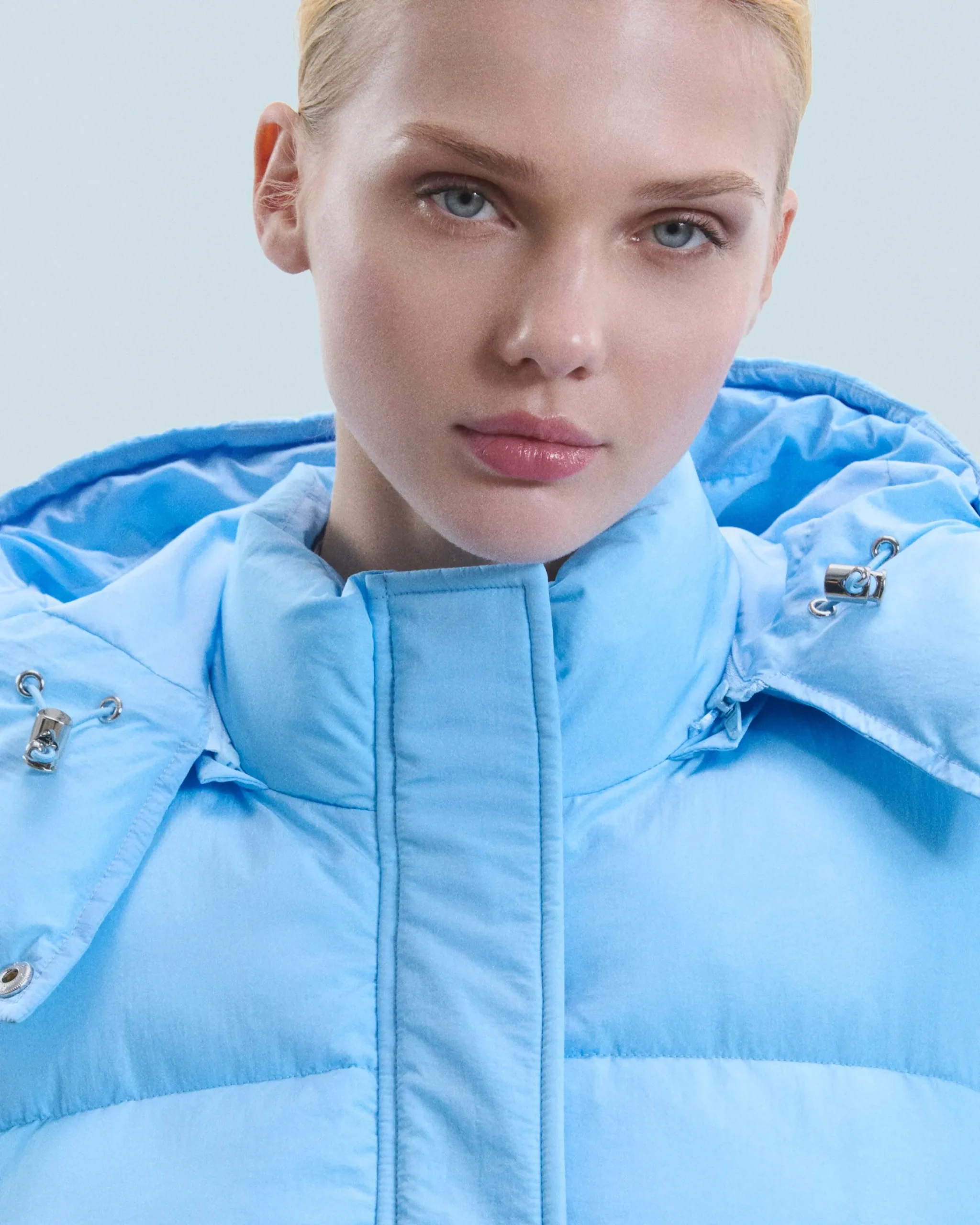 FROM FUTURE Outerwear Piumino Crackle BabyBlue Online