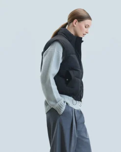 FROM FUTURE Outerwear Piumino Crackle Nero Discount