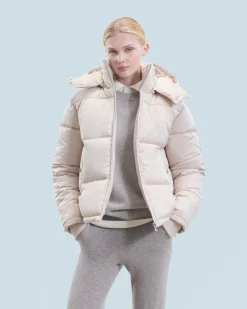 FROM FUTURE Outerwear Piumino Fodera in cashmere Sabbiadeldeserto Sale