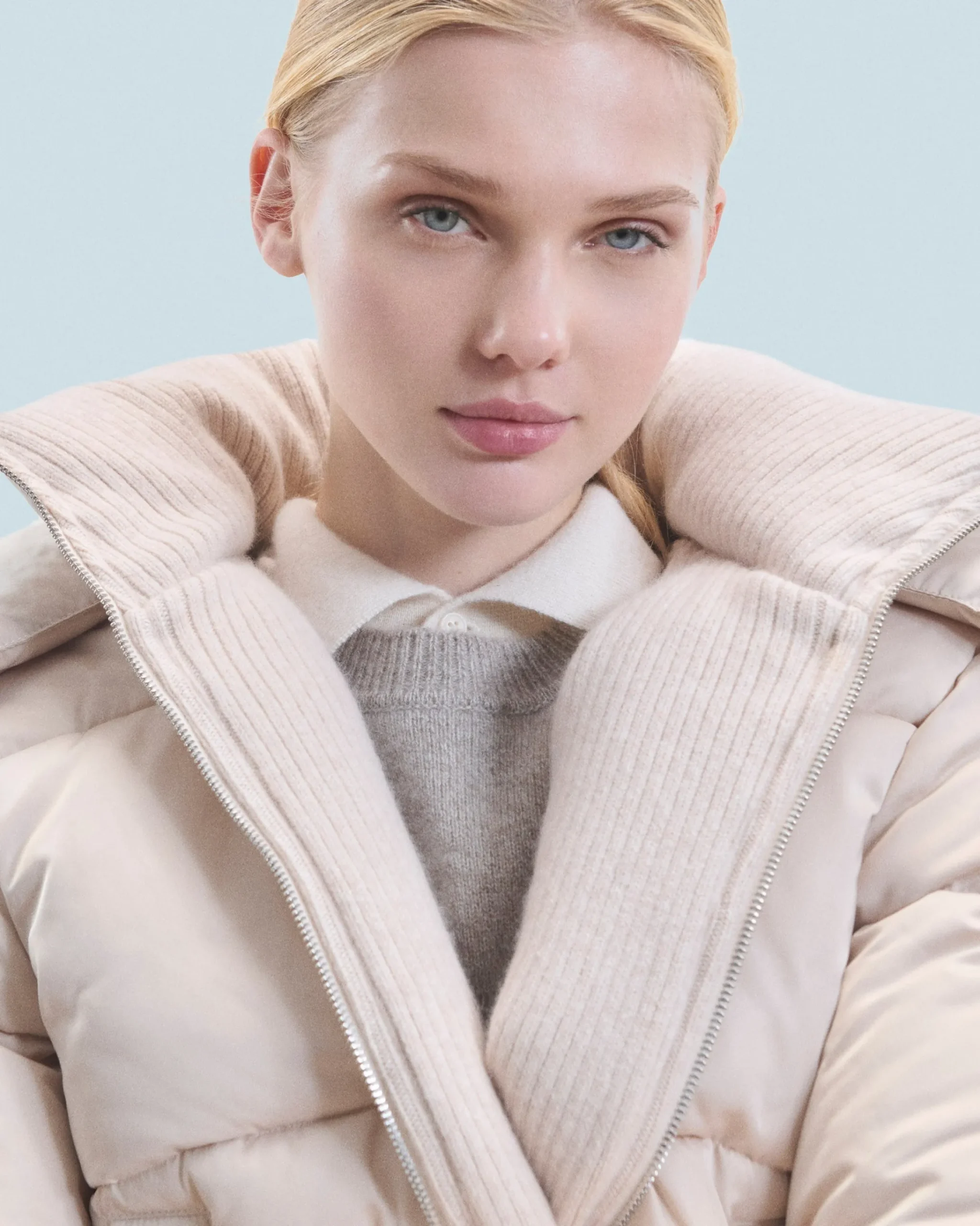 FROM FUTURE Outerwear Piumino Fodera in cashmere Sabbiadeldeserto Sale