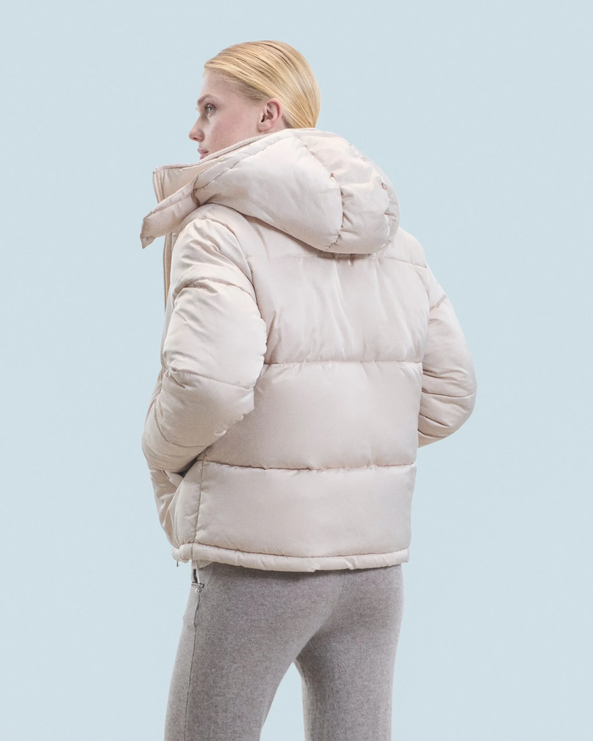 FROM FUTURE Outerwear Piumino Fodera in cashmere Sabbiadeldeserto Sale