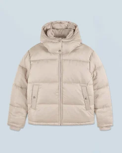FROM FUTURE Outerwear Piumino Fodera in cashmere Sabbiadeldeserto Sale