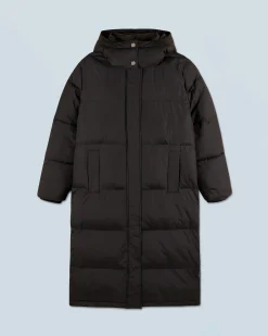 FROM FUTURE Outerwear Piumino Lungo Nero Outlet