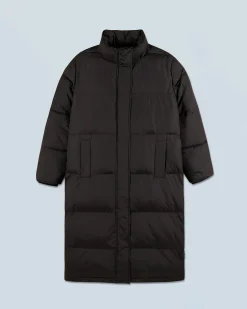 FROM FUTURE Outerwear Piumino Lungo Nero Outlet