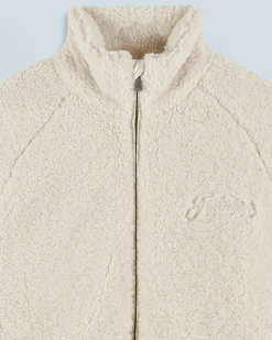FROM FUTURE Outewear Giacca Sherpa Ecrù Best Sale