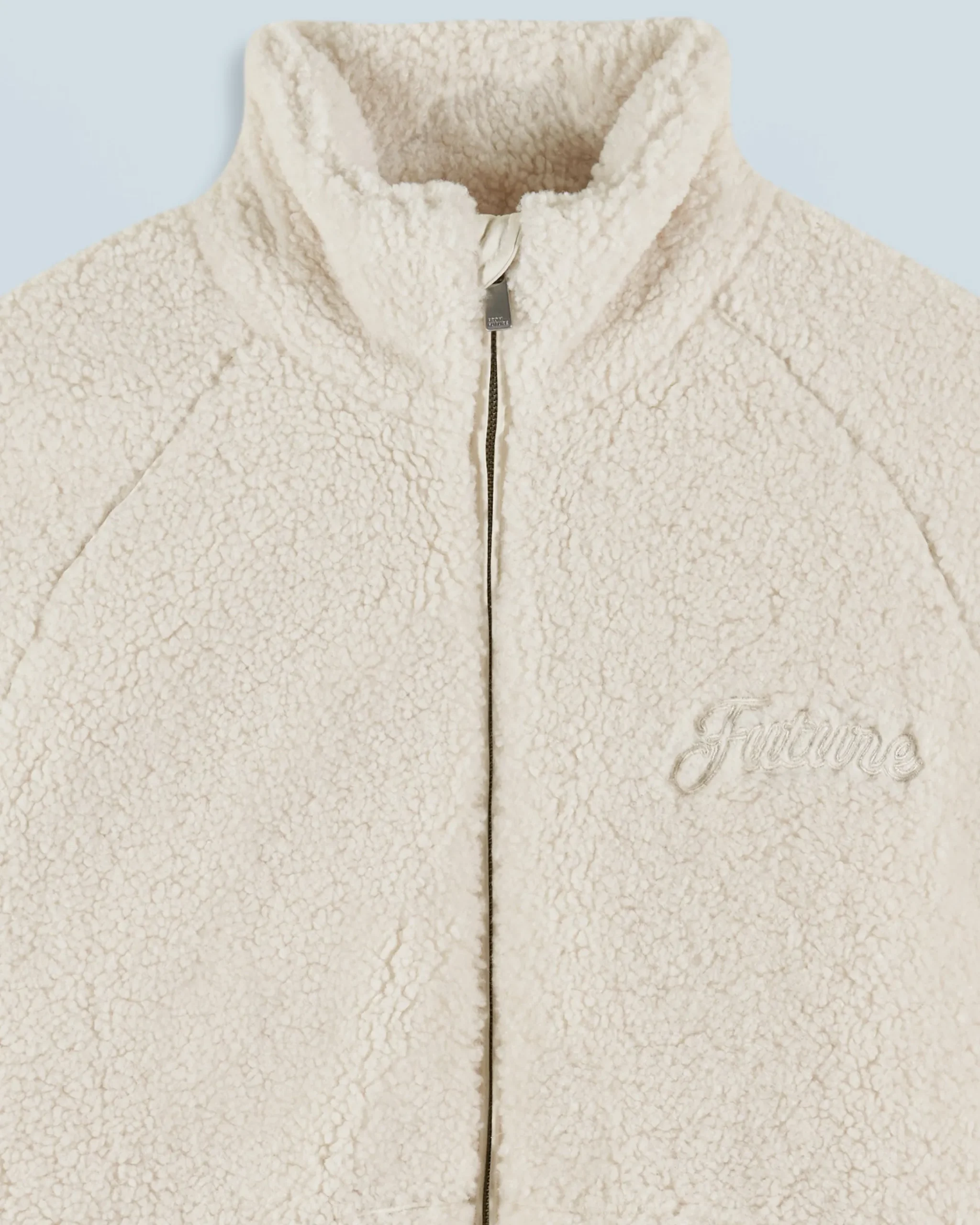 FROM FUTURE Outewear Giacca Sherpa Ecrù Best Sale