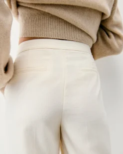 FROM FUTURE Pantaloni Larghi Ecrù Clearance