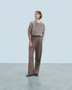 FROM FUTURE Pantaloni Larghi Tailoring Taupe Shop