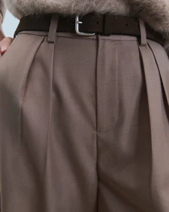 FROM FUTURE Pantaloni Larghi Tailoring Taupe Shop