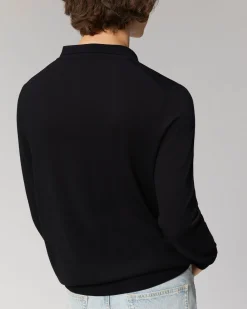 FROM FUTURE Pull Basic con Collo Alto Nero Best