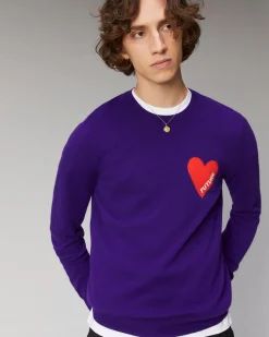FROM FUTURE Pull Girocollo con cuore Grigioericascuro Store