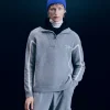 FROM FUTURE Pullover Collo alto con Zip Bande Grigioericascuro Sale