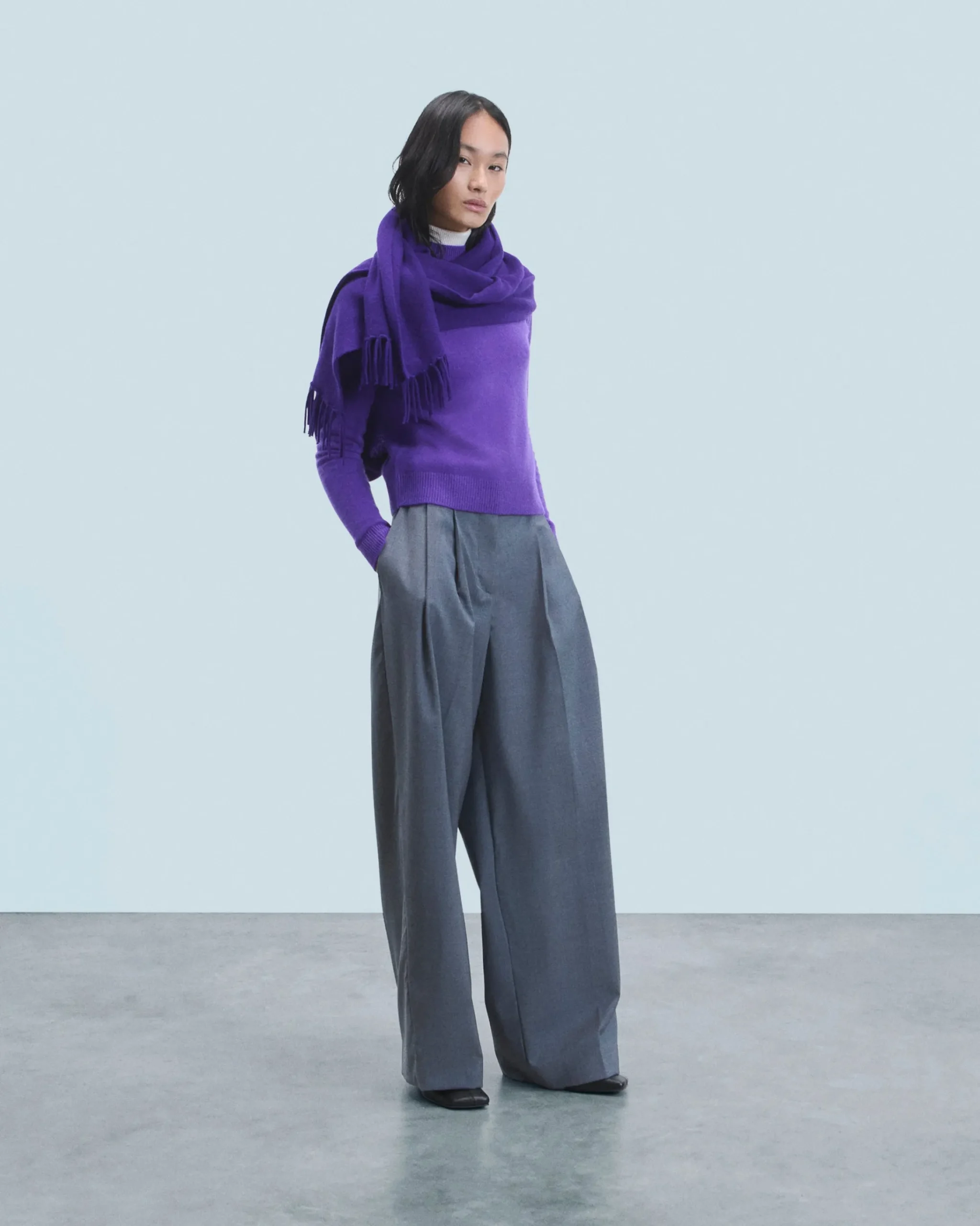 FROM FUTURE Pullover Collo alto Leggero PopPurple Flash Sale
