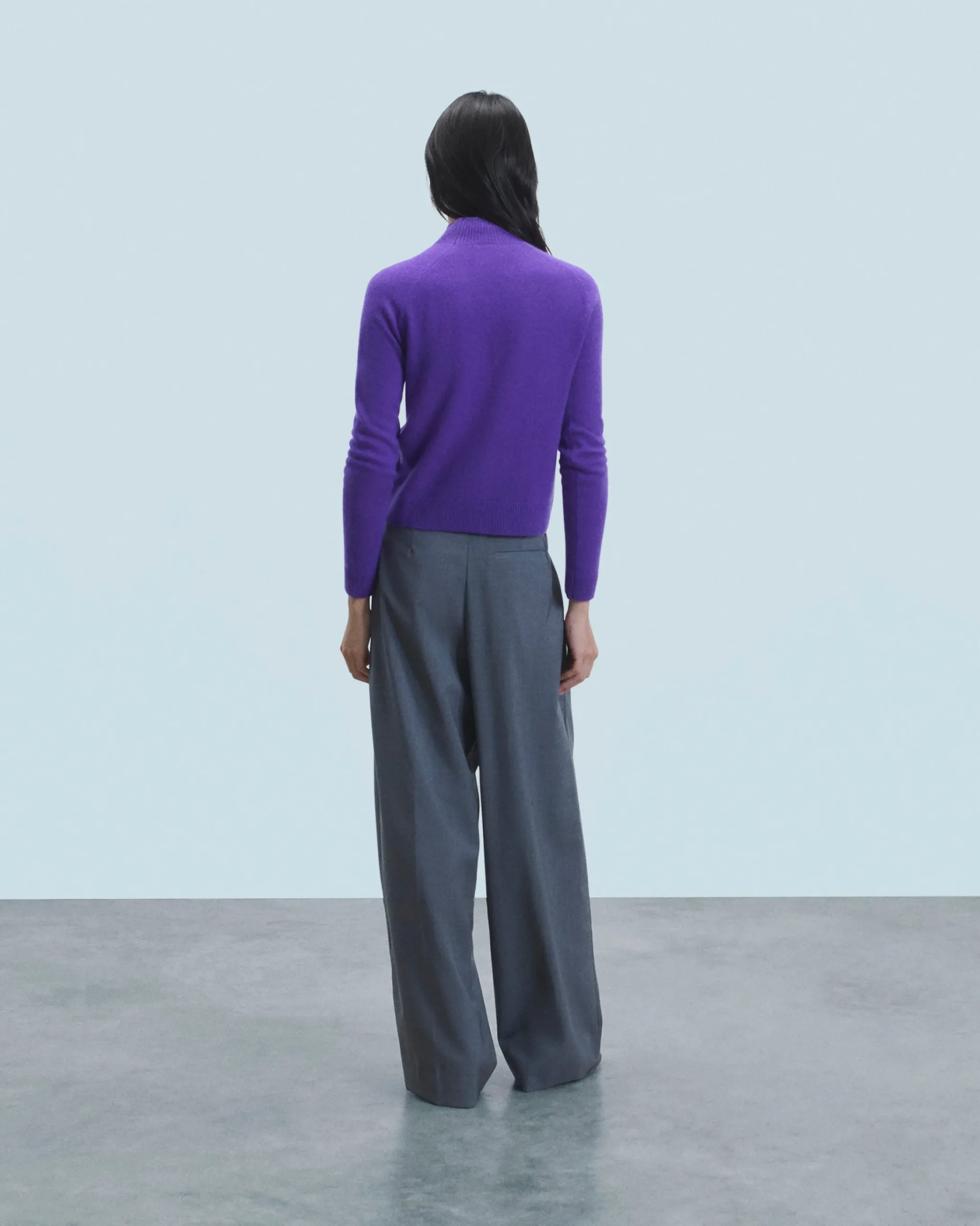 FROM FUTURE Pullover Collo alto Leggero PopPurple Flash Sale