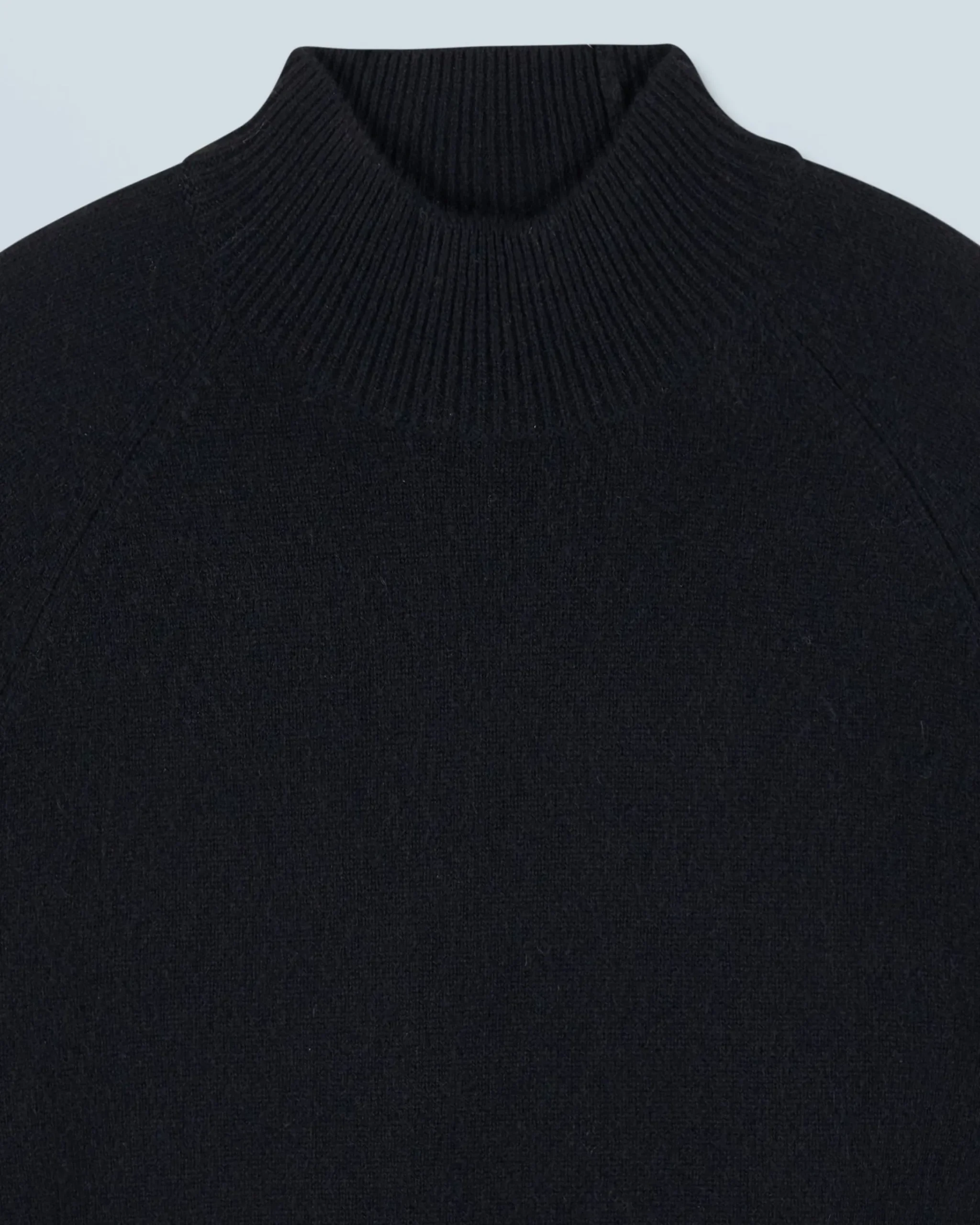 FROM FUTURE Pullover Collo alto Leggero Nero Cheap