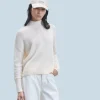FROM FUTURE Pullover Collo alto Oversize Ecrù Hot