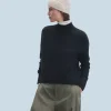 FROM FUTURE Pullover Collo alto Oversize Nero Online