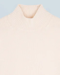 FROM FUTURE Pullover Collo alto Oversize Ecrù Hot