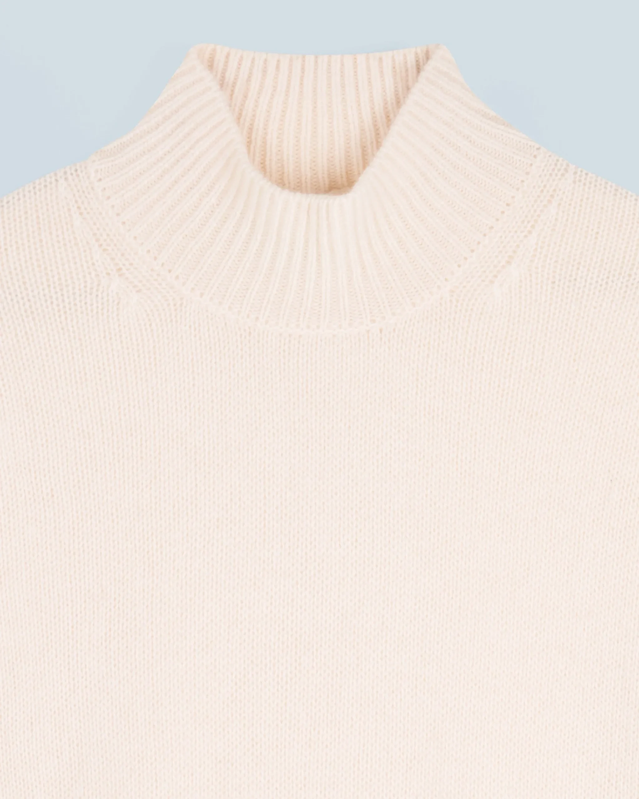 FROM FUTURE Pullover Collo alto Oversize Ecrù Hot