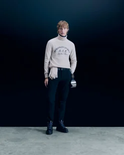 FROM FUTURE Pullover Collo dolcevita Sci di fondo Sabbiadeldeserto Sale