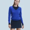 FROM FUTURE Pullover Scollo a V Basic PopBlue Clearance