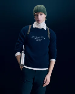 FROM FUTURE Pullover Scollo tondo MarinaMilitare New